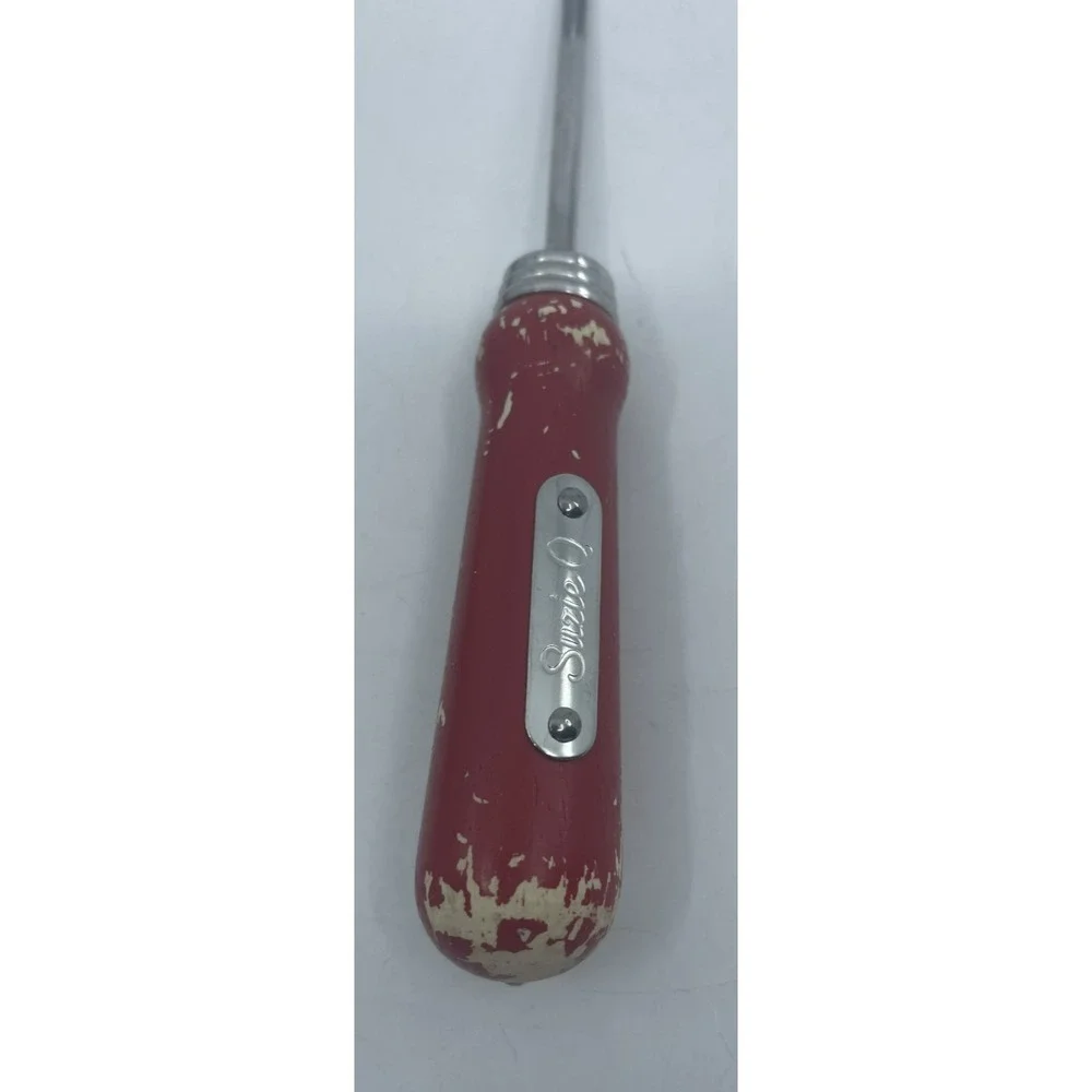 Vtg Suzie Q Spatula Flipper Stainless Red Wood Handle‎ USA 12
